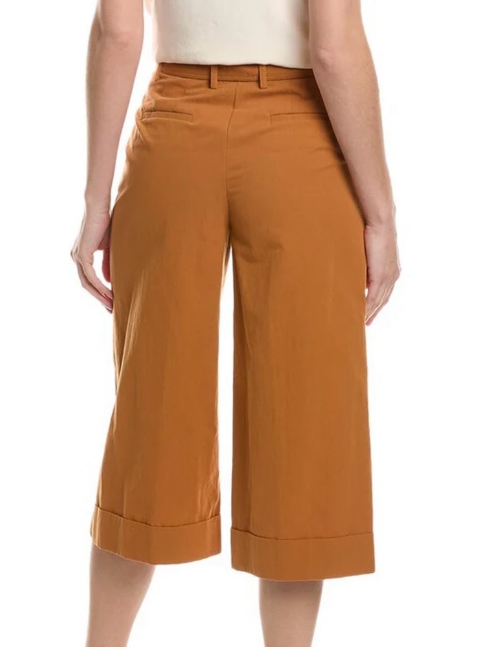 New Lafayette 148 New York Cropped Wide Leg Pants Size 8 - Picture 2 of 7